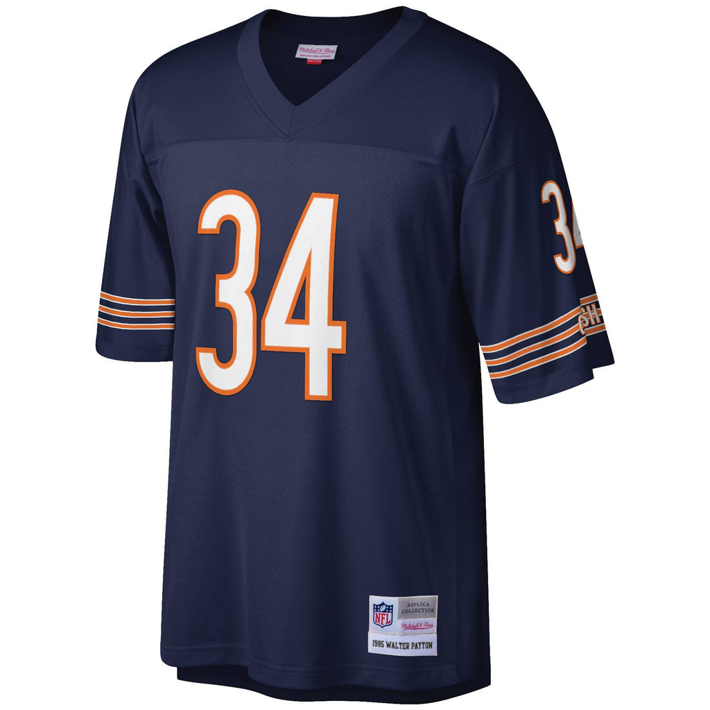 Men's Mitchell & Ness Walter Payton Navy Chicago Bears 1985 Legacy Replica Jersey