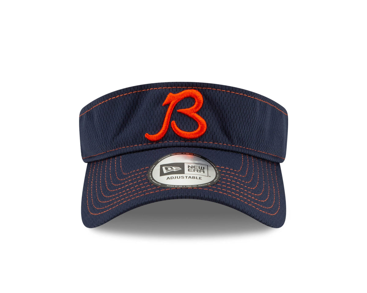 Chicago Bears On Field 1920 Established "B" Logo Road Adjustable Visor