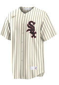Men's Chicago White Sox Cooperstown Turn Back The Clock 1959 Home Cream/Black NIKE Blank Replica Jersey