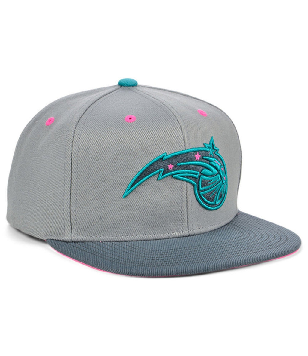 Men's Orlando Magic Mitchell & Ness Gray Wolf Mags Snapback Hat
