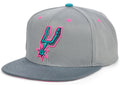 Men's San Antonio Spurs Mitchell & Ness Gray Wolf Mags Snapback Hat