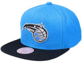 Men's Mitchell & Ness Orlando Magic Blue/Black 2-Tone Snapback Adjustable Hat