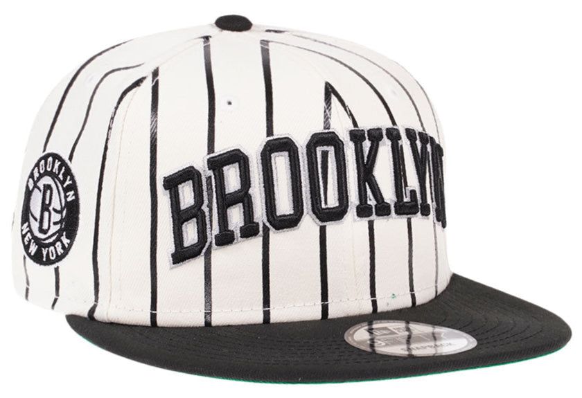 Brooklyn Nets NBA White/Black City Arch New Era 9FIFTY Snapback Hat