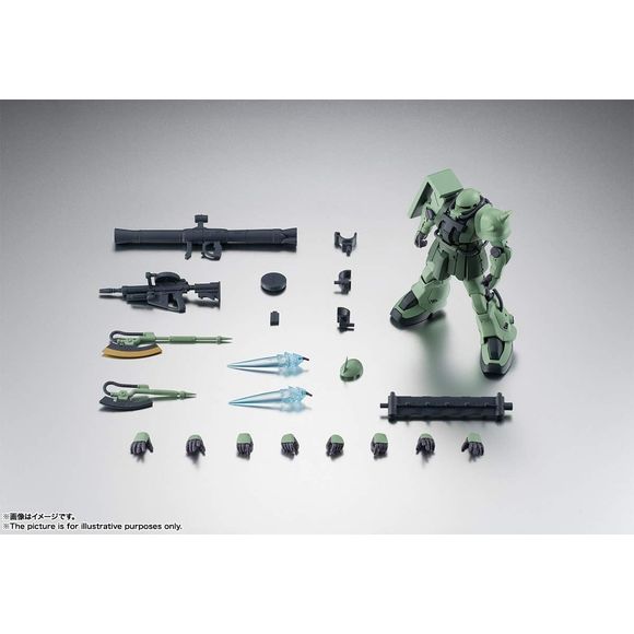 Bandai SIDE MS Robot Spirits Gundam Zaku II F-2 Type ver. ANIME Action Figure