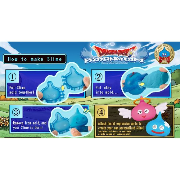 (PRE-ORDER: December 2026) Bandai Hobby Dragon Quest Clay Monsters Slime Craft Kit