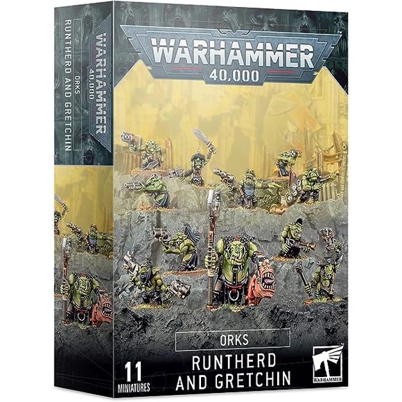 Warhammer 40k: Orks Runtherd and Gretchin