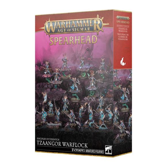Warhammer: Age of Sigmar - Spearhead Disciples of Tzeentch - Tzaangor Warflock