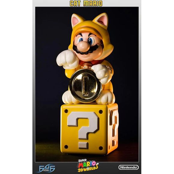 First 4 Figures Cat Mario Regular Edition Resin Statue