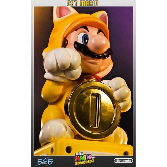 First 4 Figures Cat Mario Regular Edition Resin Statue