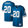 Mens Detroit Lions Barry Sanders Mitchell & Ness Honolulu Blue Legacy Replica Jersey