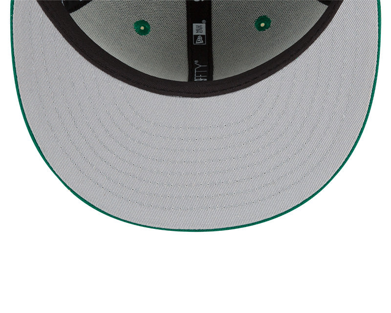 Boston Celtics New Era 2021/22 City Edition Alternate 9FIFTY Snapback Adjustable Hat - Kelly Green