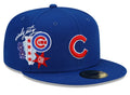 Chicago Cubs New Era Q4 Blue Windy City 59FIFTY Fitted Hat
