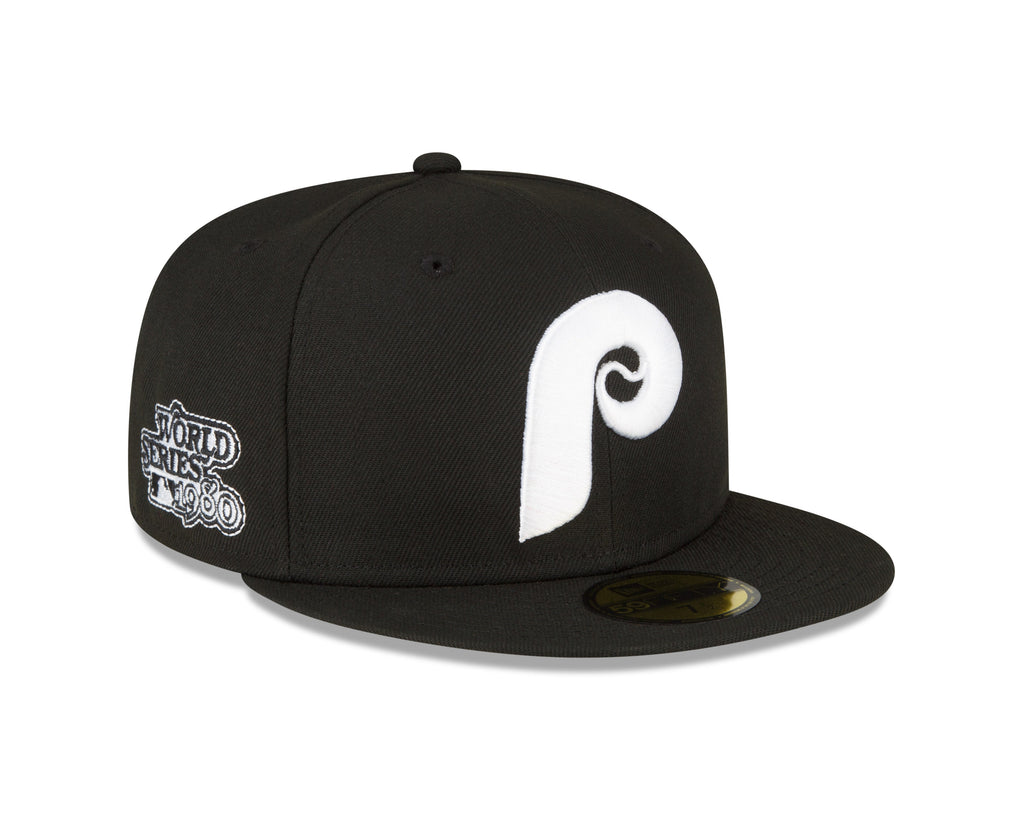 Philadelphia Phillies Cooperstown Collection 1980 World Series Black New Era 59Fifty Fitted Hat