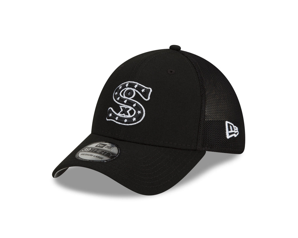 Men's Chicago White Sox New Era Black 2023 Spring Training 39THIRTY Flex-Fit Hat