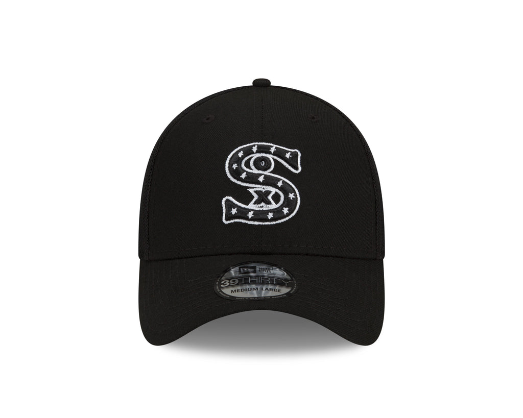 Men's Chicago White Sox New Era Black 2023 Spring Training 39THIRTY Flex-Fit Hat