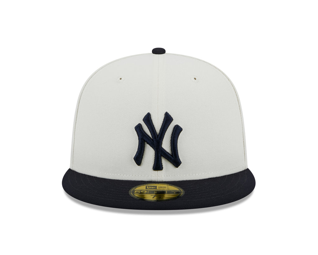 New York Yankees 2000 World Series Cream/Navy New Era Retro 59FIFTY Fitted Hat