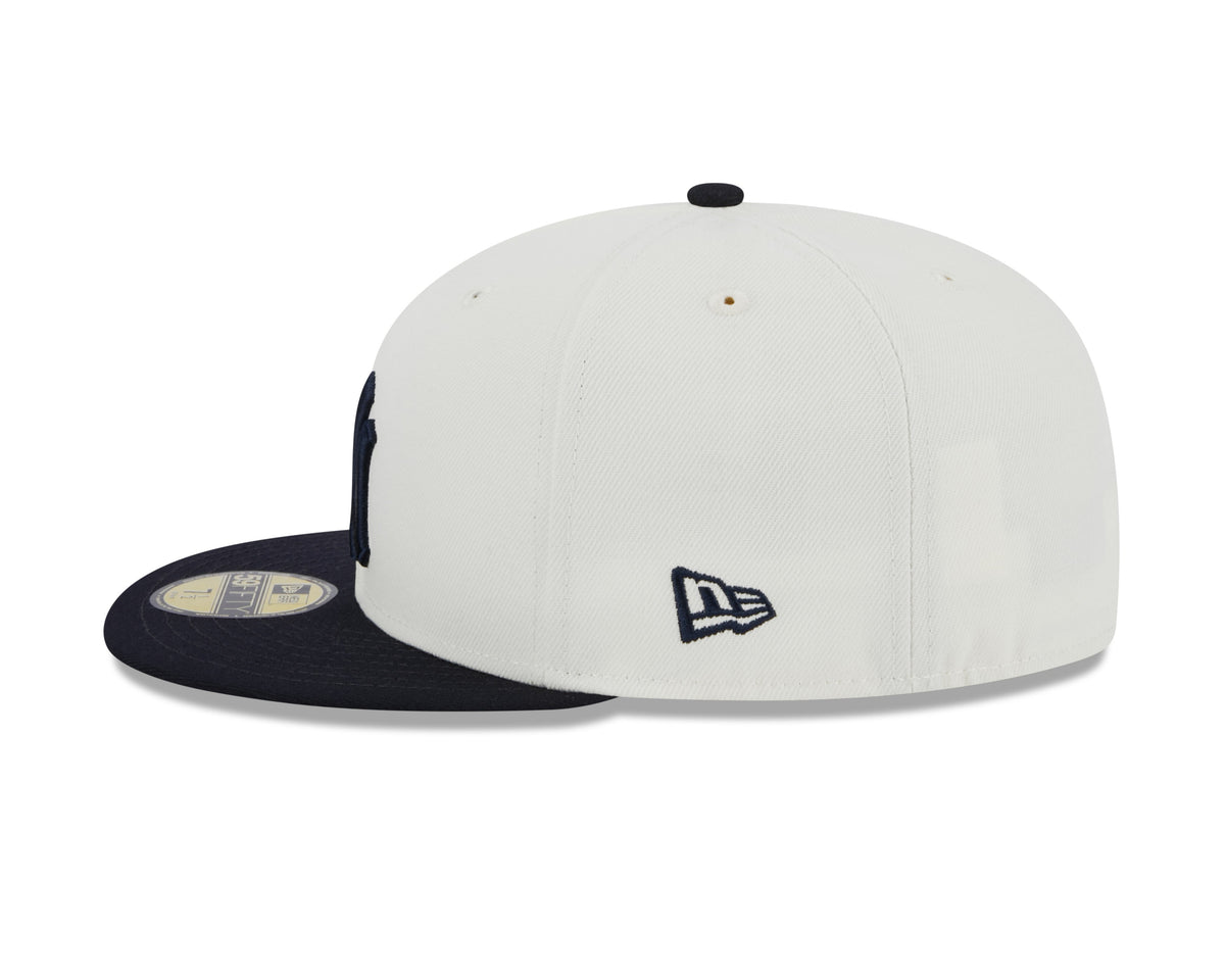 New York Yankees 2000 World Series Cream/Navy New Era Retro 59FIFTY Fitted Hat