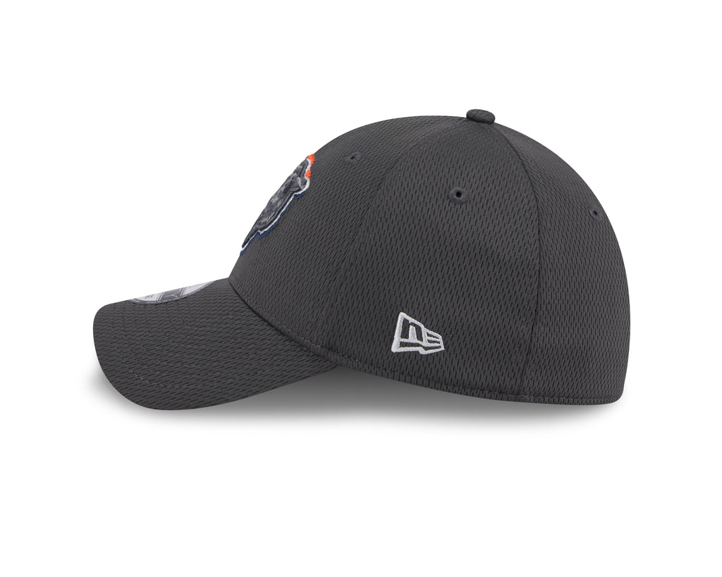 Men's Chicago Bears New Era 2024 NFL Draft Graphite 39THIRTY Flex Fit Hat