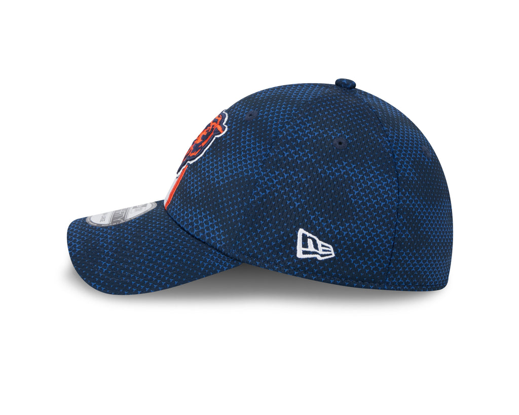 Men's Chicago Bears New Era 2024 Sideline Navy Primary Logo 39THIRTY Flex Hat