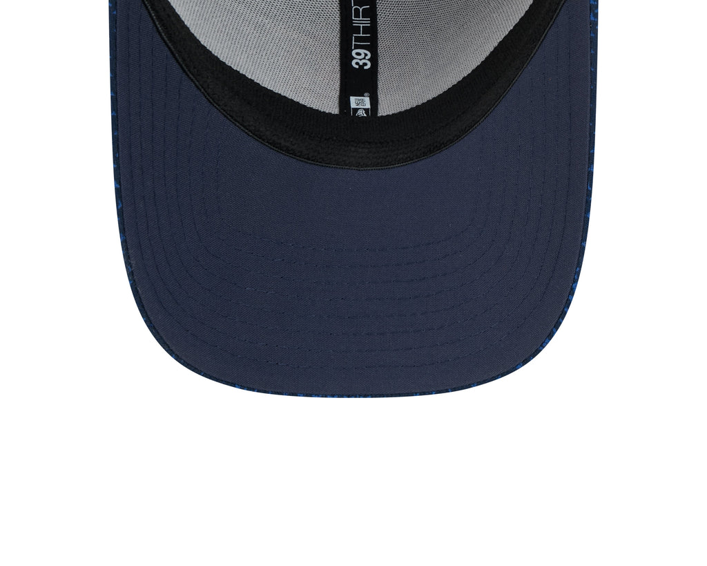 Men's Chicago Bears New Era 2024 Sideline Navy Primary Logo 39THIRTY Flex Hat