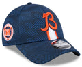 Men's Chicago Bears New Era 2024 Sideline Alternate Logo Navy 9FORTY Adjustable Hat