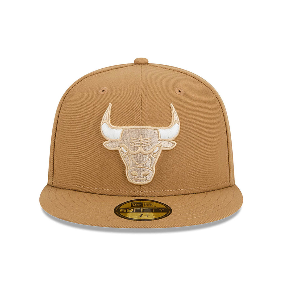 Chicago Bulls New Era 2024 City Edition Official Alternate Wheat 59FIFTY Fitted Hat