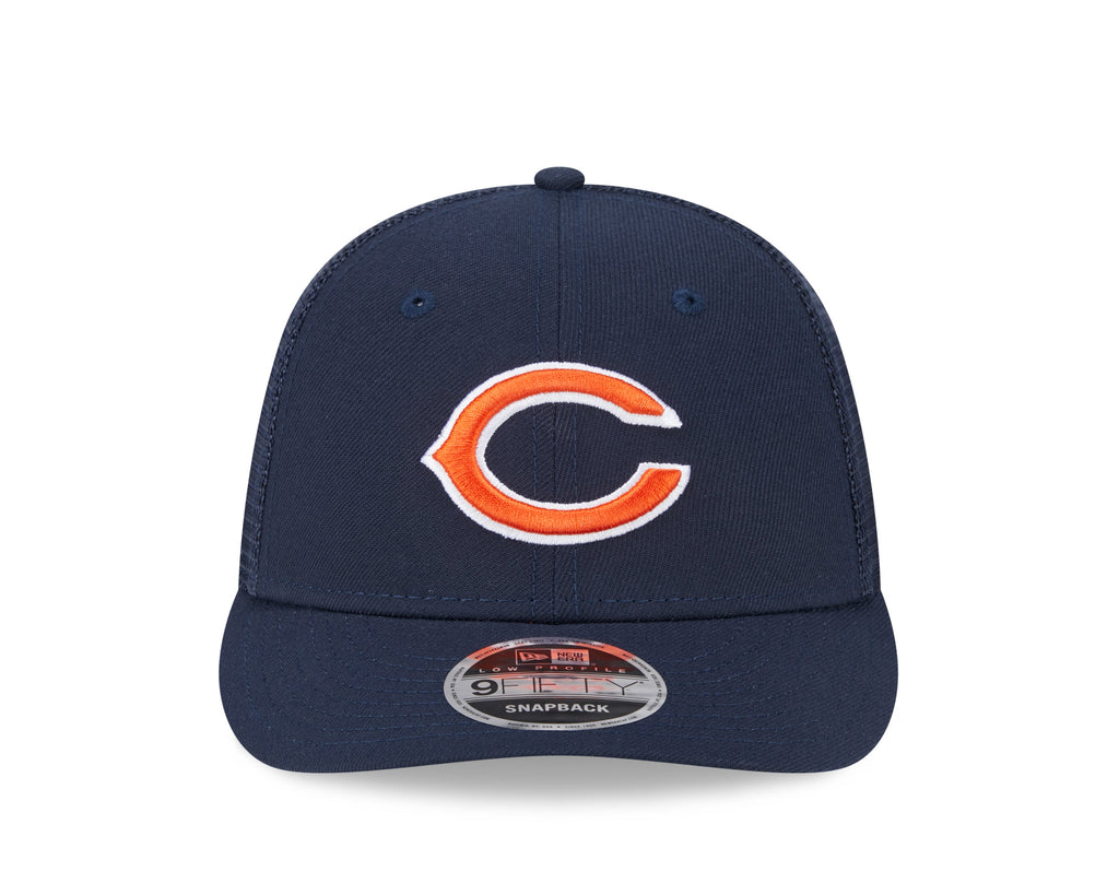 Men's Chicago Bears New Era Navy Low Profile Trucker 9FIFTY Adjustable Hat
