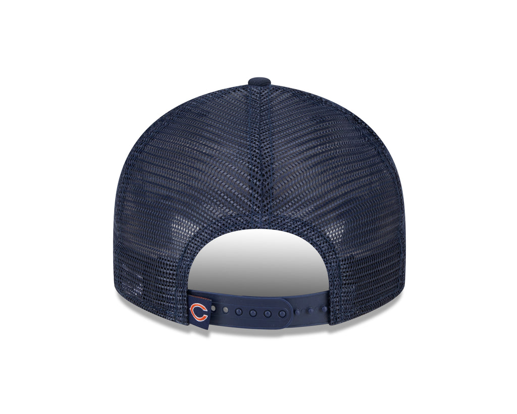 Men's Chicago Bears New Era Navy Low Profile Trucker 9FIFTY Adjustable Hat