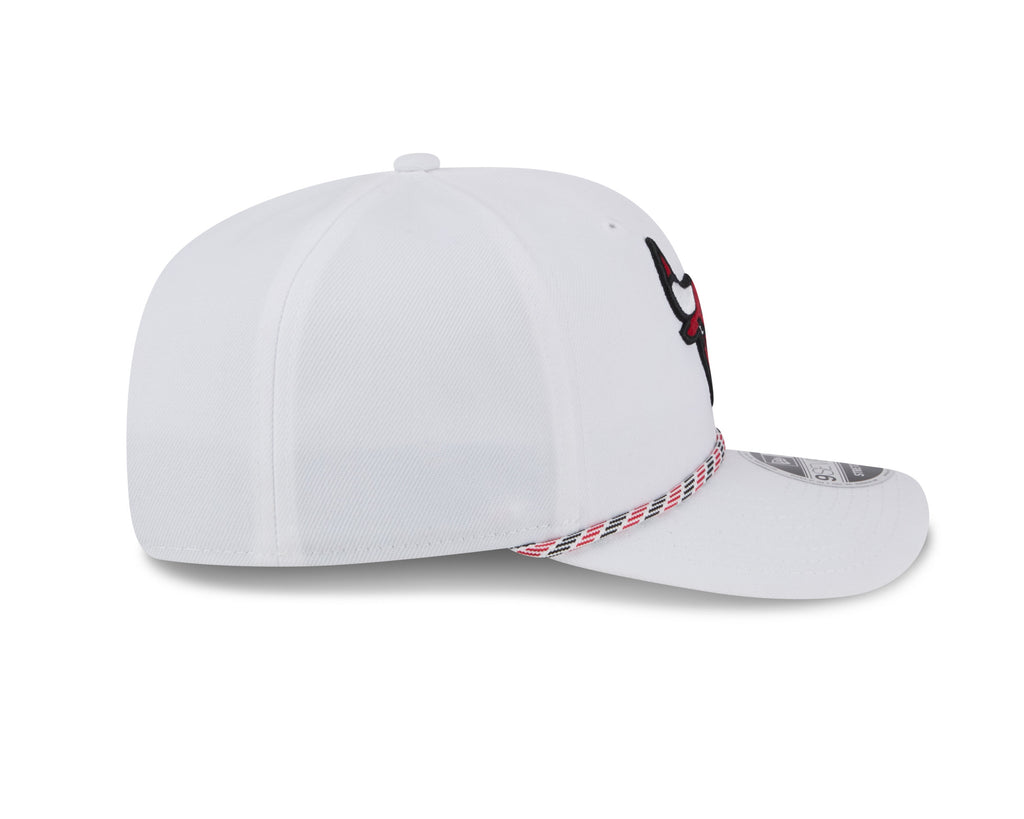 Chicago Bulls New Era White Multi Rope 9SEVENTY Stretch Snap Adjustable Hat
