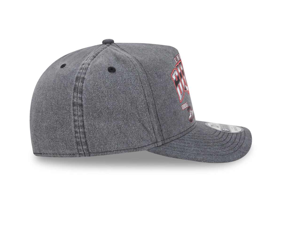 Chicago Bulls New Era Gray Washed 9FIFTY A-Frame Snapback Hat