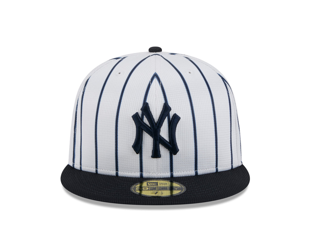 New York Yankees New Era Home Pinstripe 2025 Spring Training 59FIFTY Fitted Hat