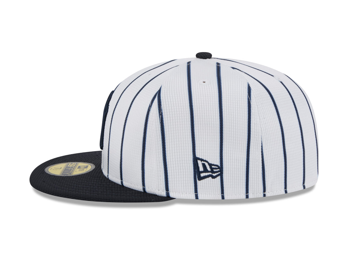 New York Yankees New Era Home Pinstripe 2025 Spring Training 59FIFTY Fitted Hat