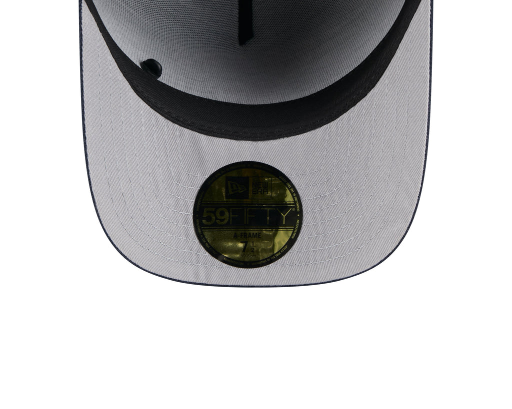 Men's Chicago Bears New Era Black 2025 On Stage NFL Draft A-Frame 59FIFTY Fitted Hat