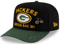 Men's Green Bay Packers New Era Black 2025 On Stage NFL Draft A-Frame 59FIFTY Fitted Hat