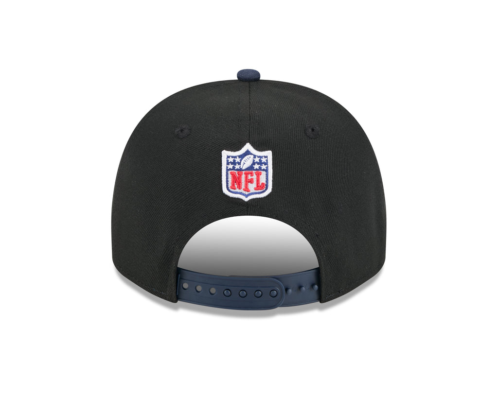 Men's Chicago Bears New Era 2025 NFL Draft Black A-Frame 9FIFTY Snapback Adjustable Hat