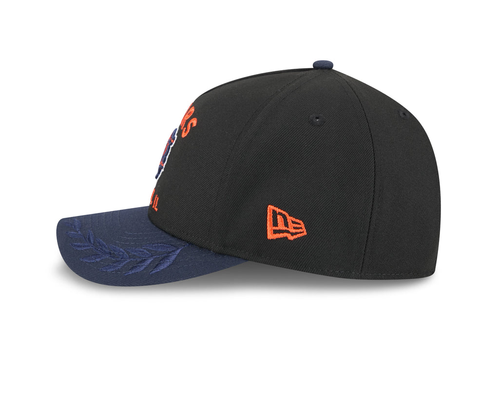 Men's Chicago Bears New Era 2025 NFL Draft Black M-Crown 9FORTY Snapback Adjustable Hat