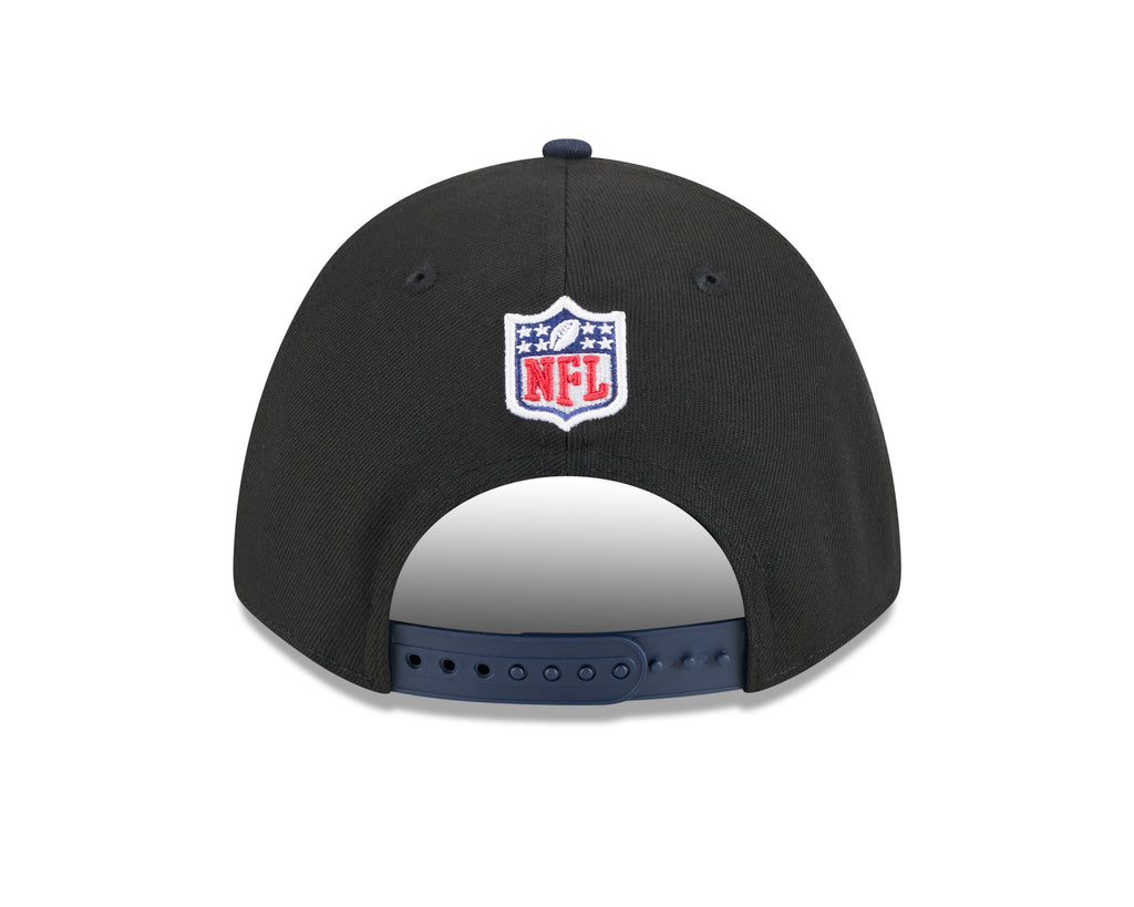Men's Chicago Bears New Era 2025 NFL Draft Black M-Crown 9FORTY Snapback Adjustable Hat