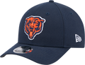 Men's Chicago Bears New Era Primary Logo Navy M-Crown 9FORTY Snapback Adjustable Hat