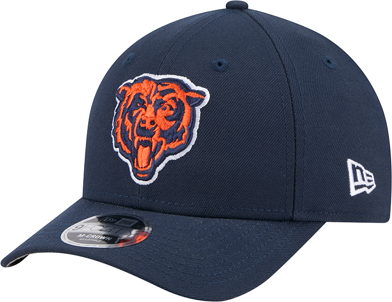 Youth Chicago Bears New Era Navy Primary 9FORTY M-Crown Adjustable Hat