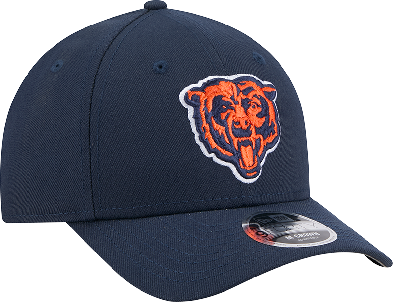 Youth Chicago Bears New Era Navy Primary 9FORTY M-Crown Adjustable Hat