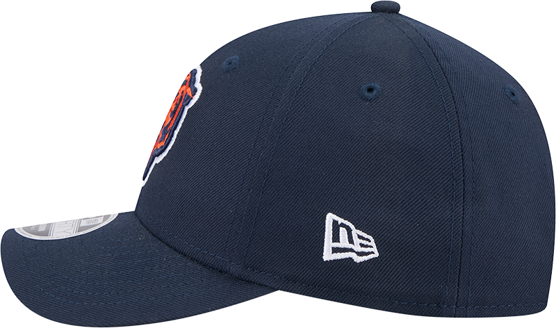Men's Chicago Bears New Era Primary Logo Navy M-Crown 9FORTY Snapback Adjustable Hat