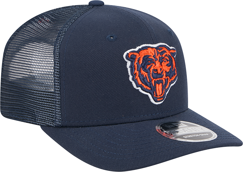 Chicago Bears New Era Navy Trucker Primary 9SEVENTY Trucker Hat