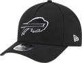 Buffalo Bills New Era Black & White Primary 9FORTY A-Frame M-Crown Adjustable Hat