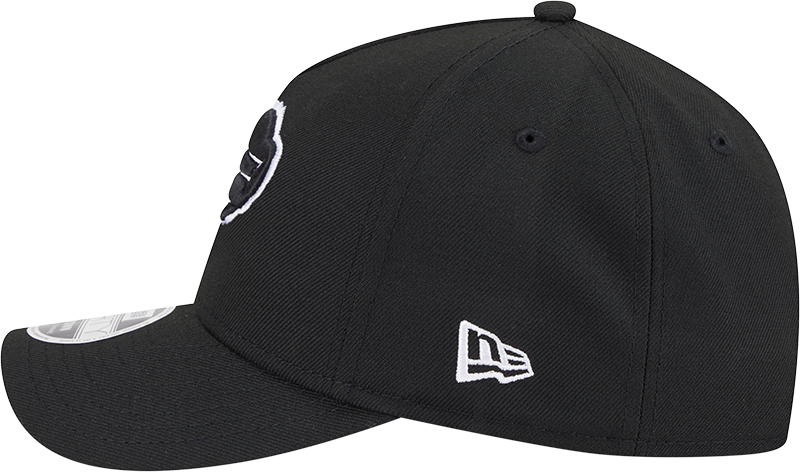 Buffalo Bills New Era Black & White Primary 9FORTY A-Frame M-Crown Adjustable Hat
