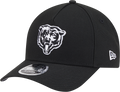 Chicago Bears New Era Black & White Primary 9FORTY A-Frame M-Crown Adjustable Hat