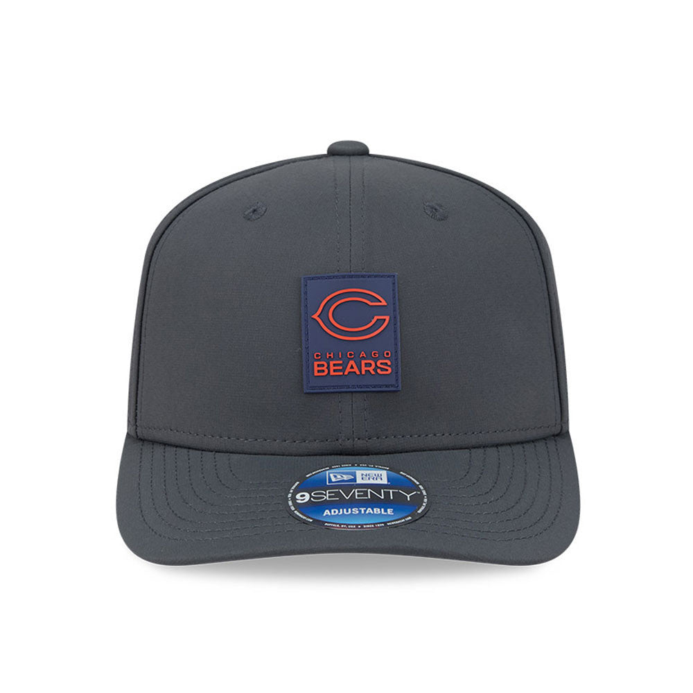 Men's Chicago Bears New Era Graphite 2025 Sideline C 9SEVENTY Cold Adjustable Hat
