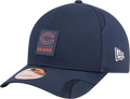 Men's Chicago Bears New Era Navy 2025 NFL Sideline Heat Alternate Logo 9FORTY M-Crown Adjustable Hat