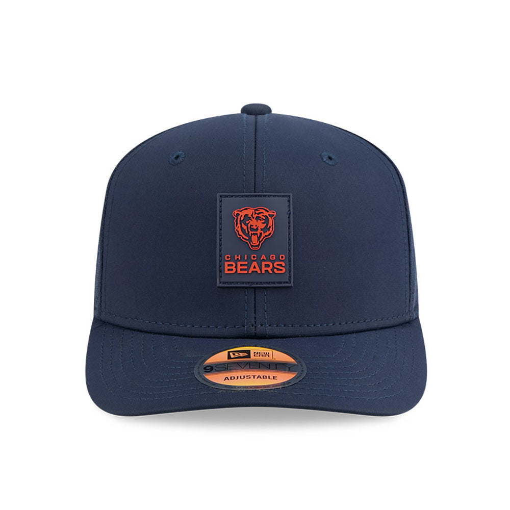 Men's Chicago Bears New Era Navy 2025 NFL Sideline Heat 9SEVENTY Adjustable Hat