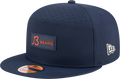 Men's Chicago Bears New Era Navy 2025 B Sideline Split Panel 9FIFTY Snapback Hat