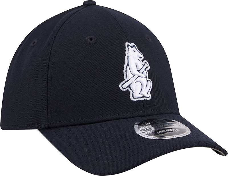Chicago Cubs Cooperstown Collection 14 New Era M-Crown 39Thirty Navy Flex Fit Hat